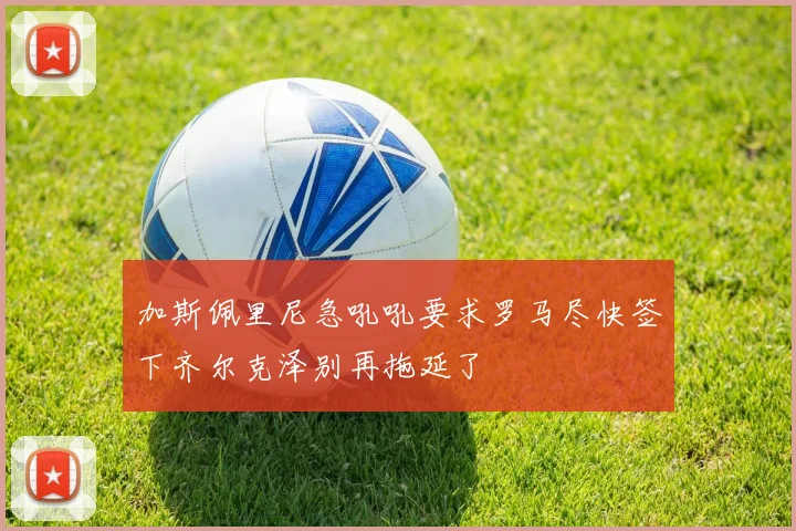 加斯佩里尼急吼吼要求罗马尽快签下齐尔克泽别再拖延了